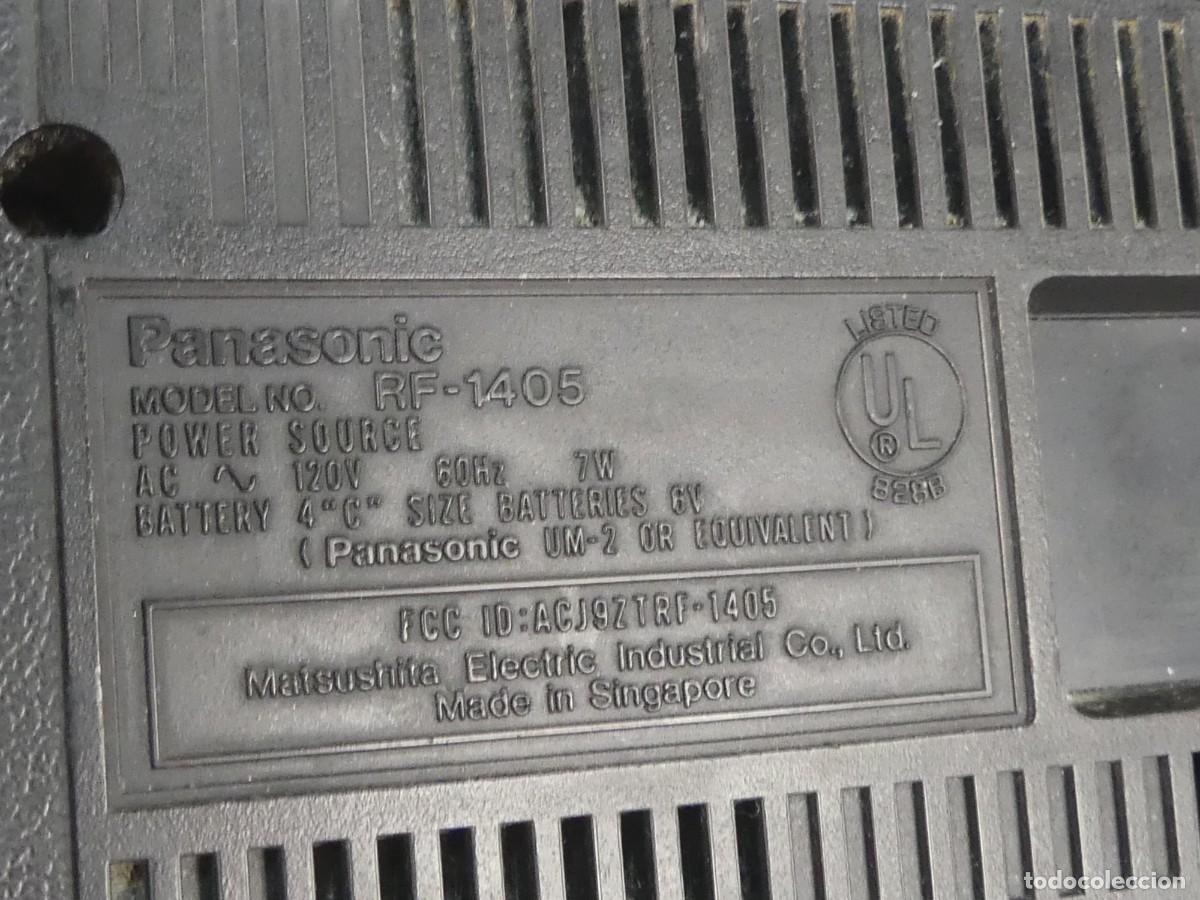 Radios antiguas: RADIO PANASONIC MODELO RF-1405 - Foto 16