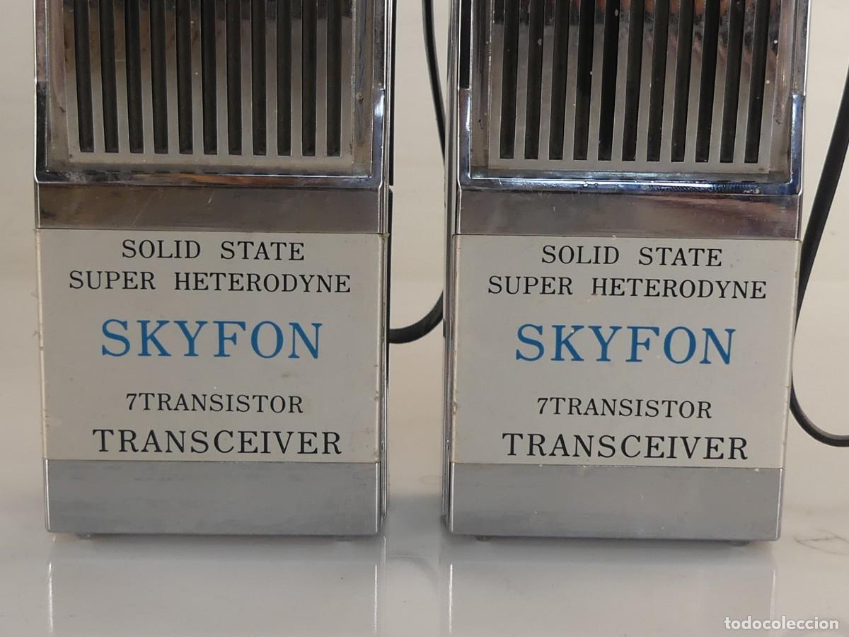 Radios antiguas: WALKIE TALKIES MARCA SKYFON - Foto 2