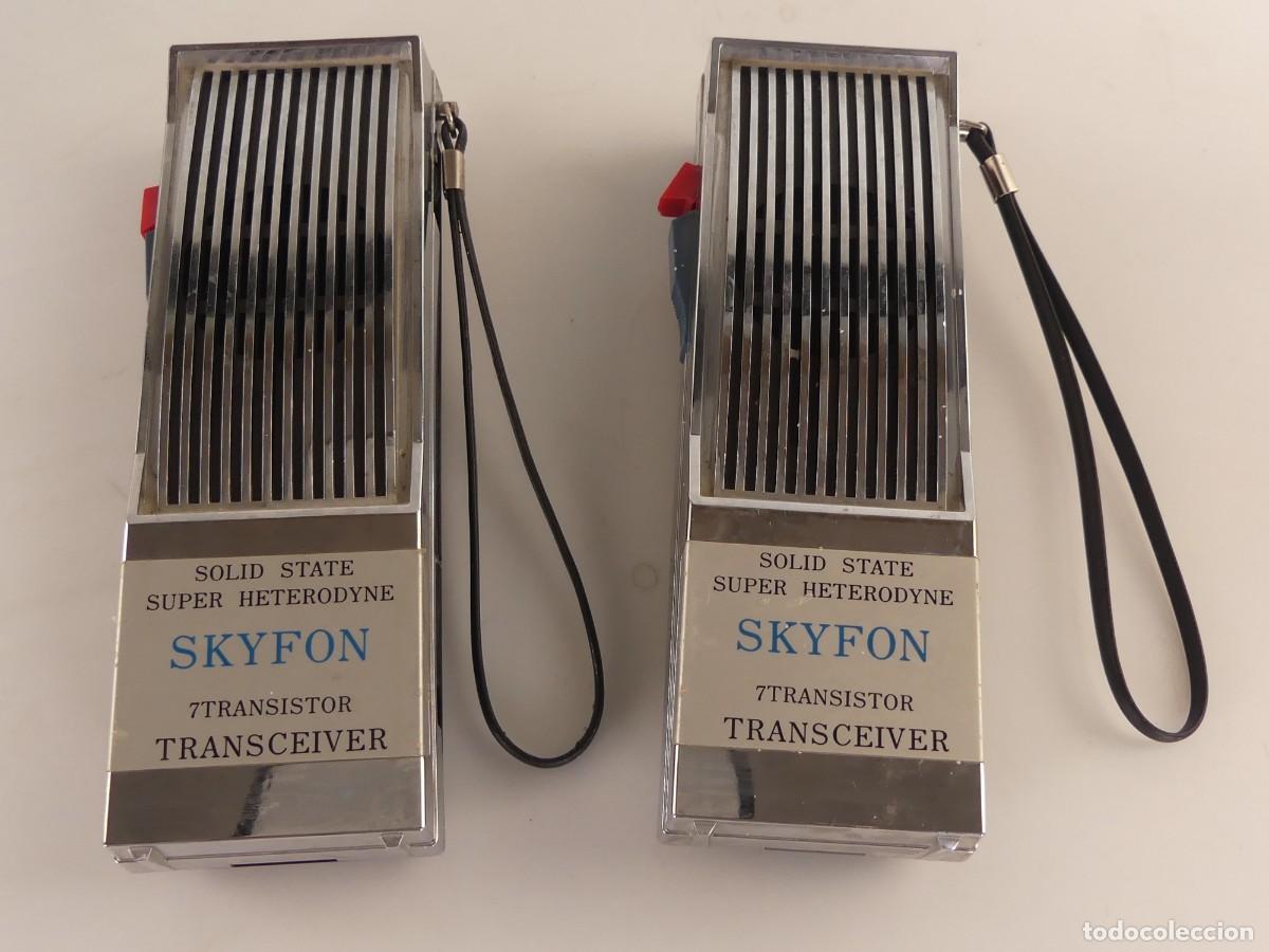 Radios antiguas: WALKIE TALKIES MARCA SKYFON - Foto 5
