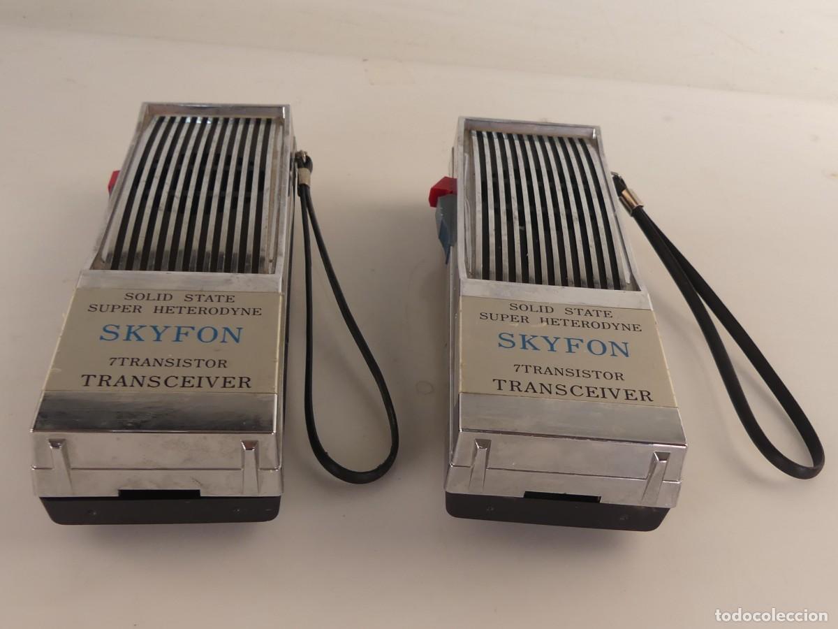 Radios antiguas: WALKIE TALKIES MARCA SKYFON - Foto 6