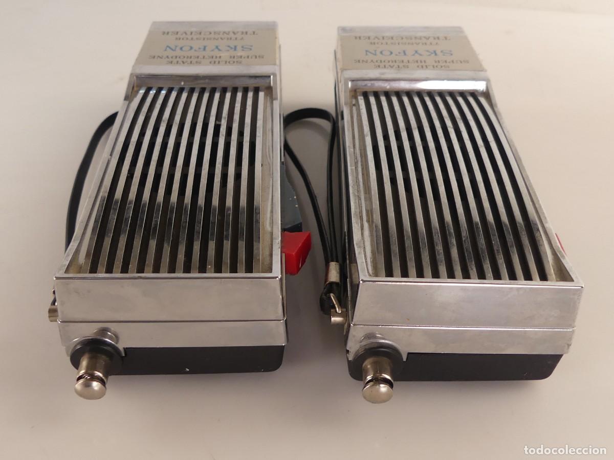 Radios antiguas: WALKIE TALKIES MARCA SKYFON - Foto 7