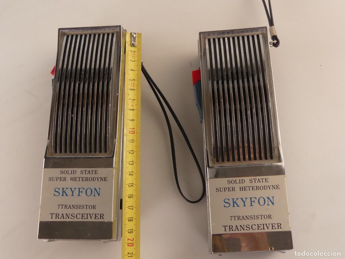 Radios antiguas: WALKIE TALKIES MARCA SKYFON - Foto 14