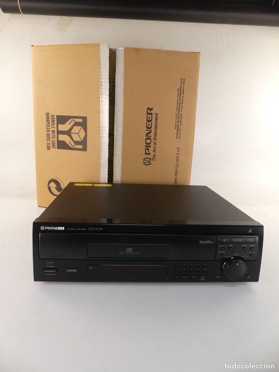 Radios antiguas: PLAYER LASER DISK PIONEER MODELO CLD-900S CON CAJA - Foto 2