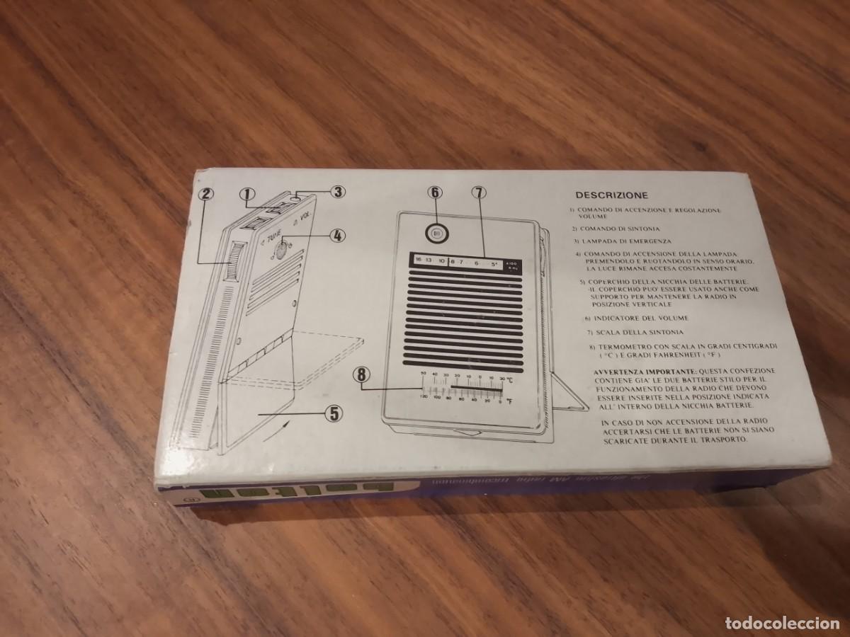 Radios antiguas: Radio Transistor Bolton 7603 m&aacute;s luz y term&oacute;metro - Foto 6