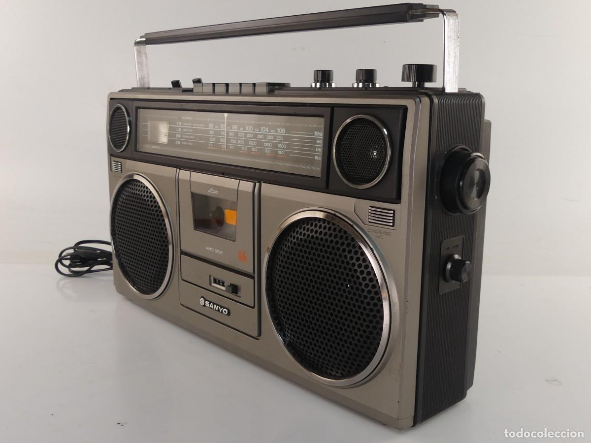 Radios antiguas: RADIO CASSETTE RECORDER SANYO - Foto 2