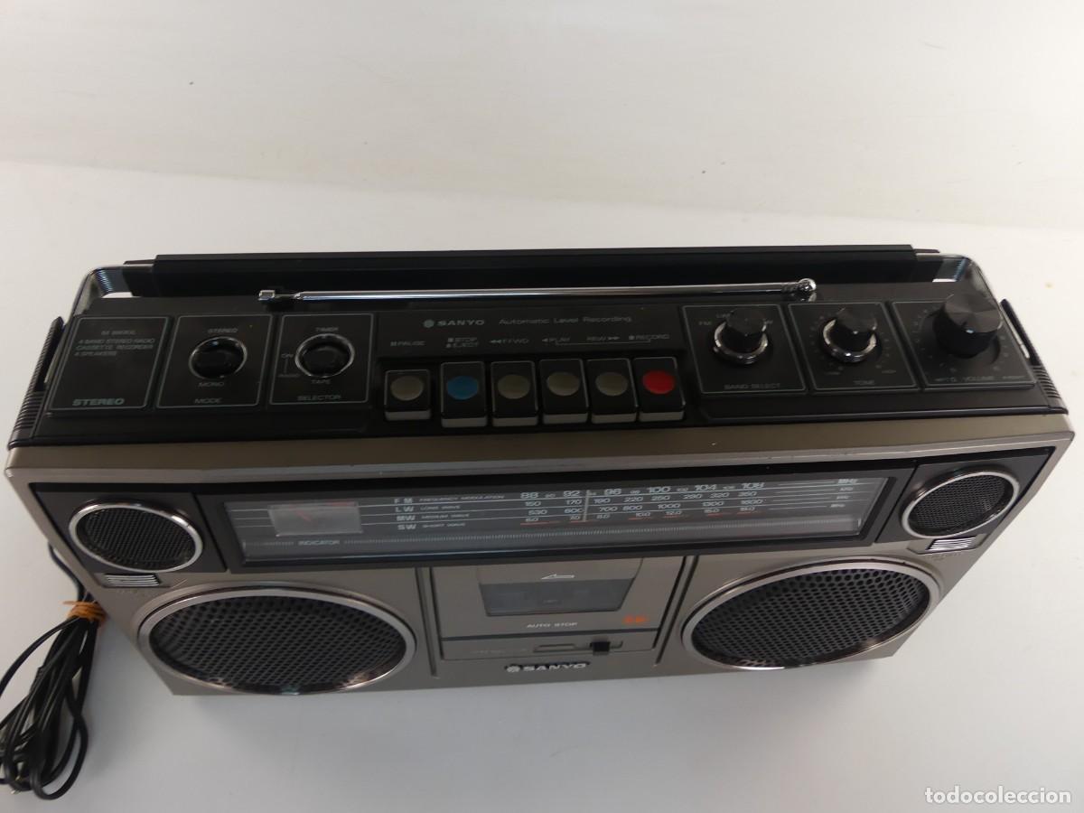 Radios antiguas: RADIO CASSETTE RECORDER SANYO - Foto 6