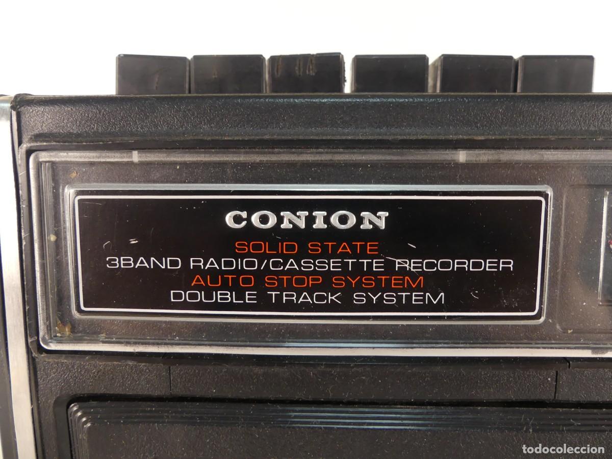 Radios antiguas: RADIO CASSETTE RECORDER CONION MODELO CRC-39F - Foto 2