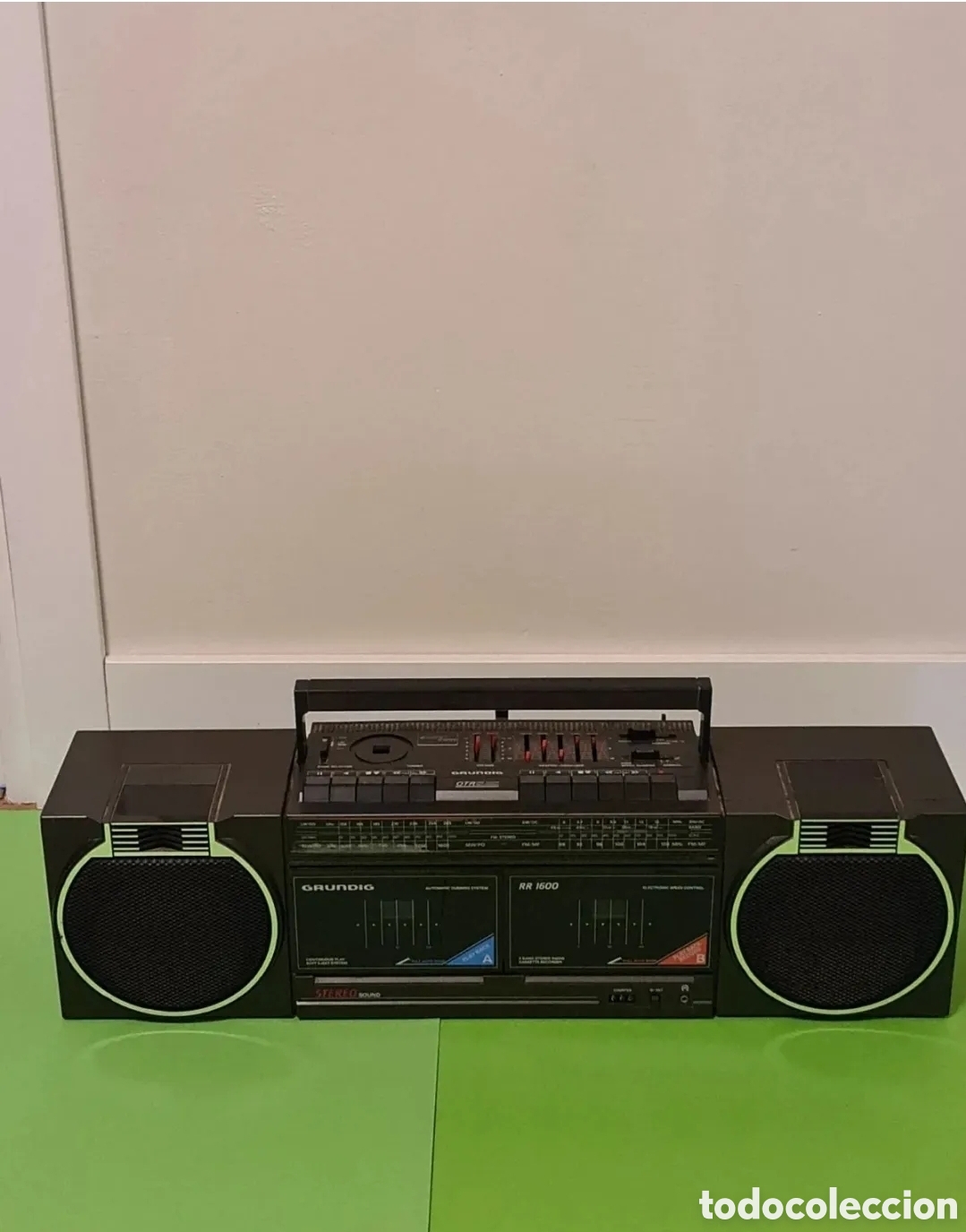 Radios antiguas: Radio cassette Grundig RR 1600. - Foto 2