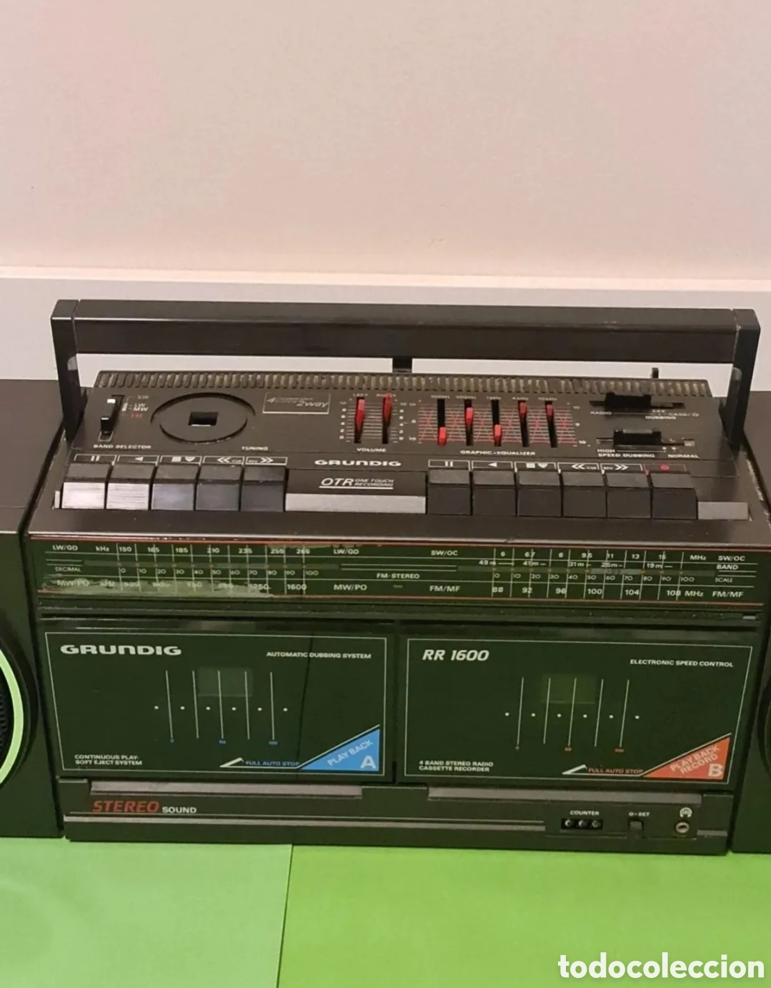 Radios antiguas: Radio cassette Grundig RR 1600. - Foto 5