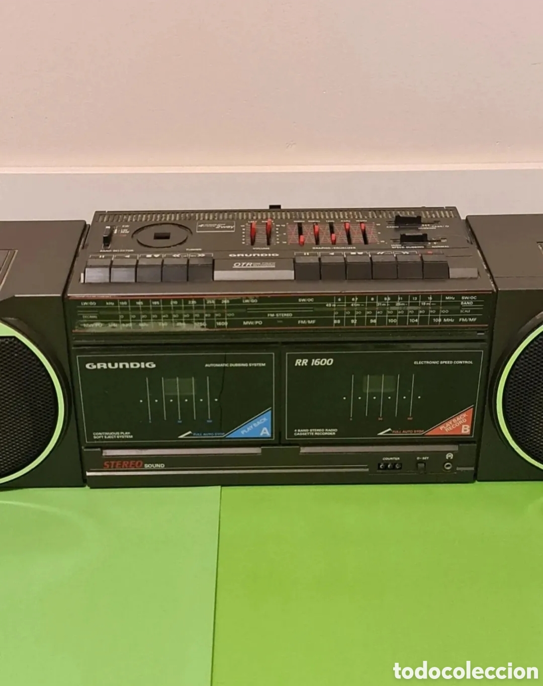 Radios antiguas: Radio cassette Grundig RR 1600. - Foto 12