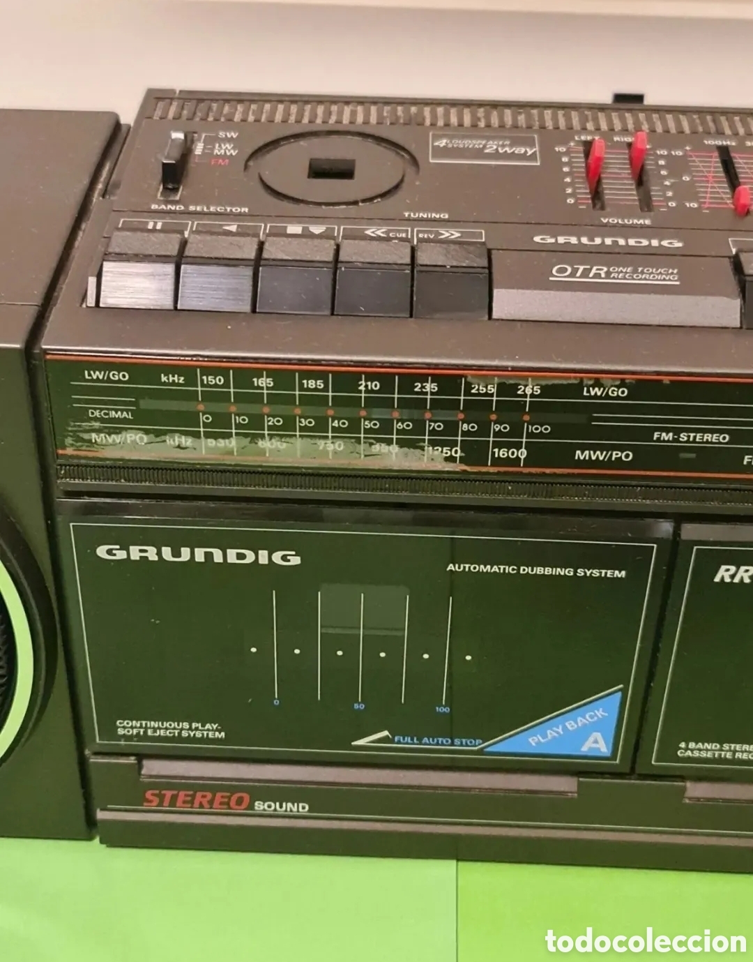 Radios antiguas: Radio cassette Grundig RR 1600. - Foto 13