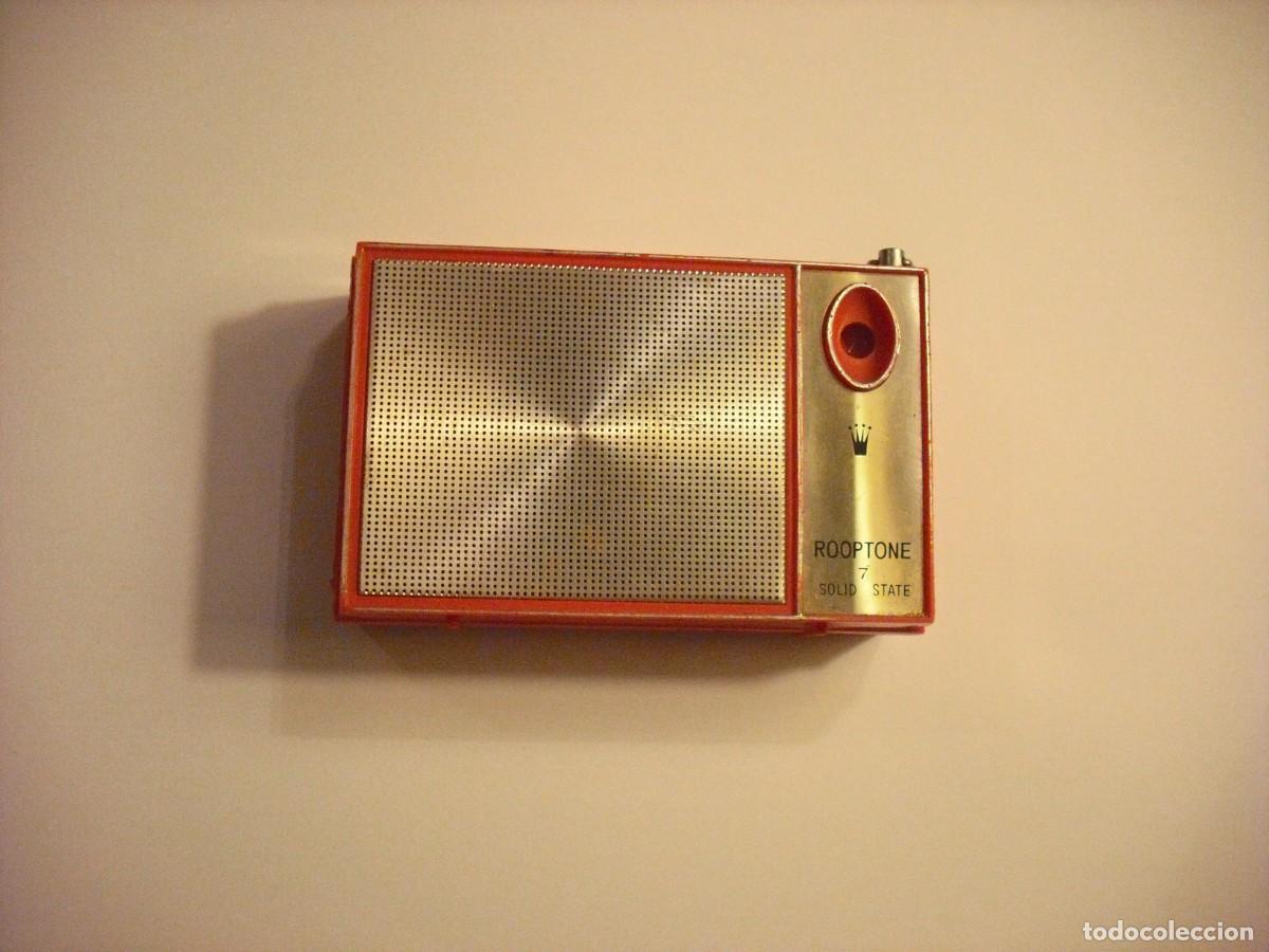 Old radios: RADIO / TRANSISTOR MARCA ROOPTONE 7, ROJO , RARO