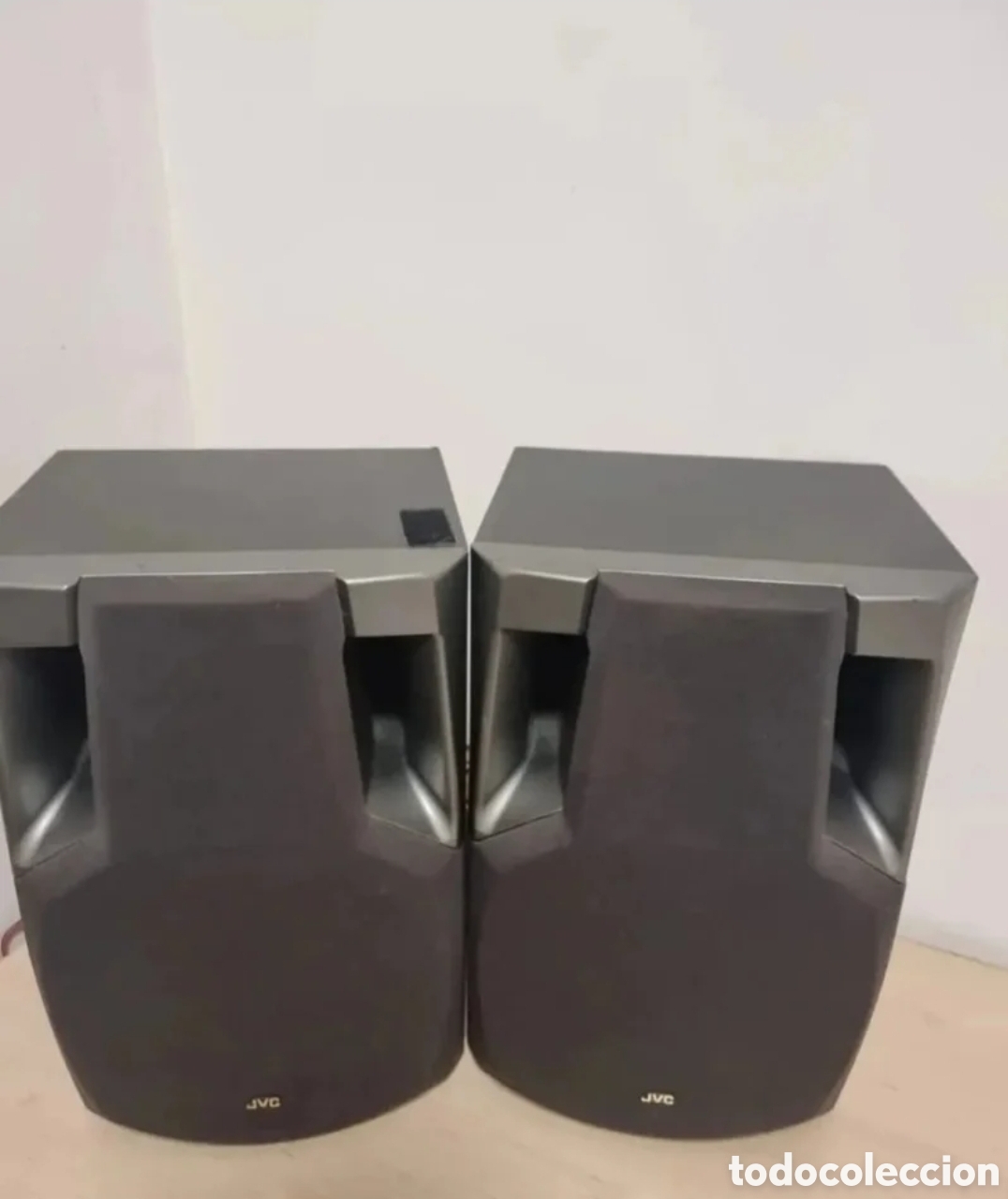 Radios antiguas: Pareja de altavoces JVC. FUNCIONAN. - Foto 4