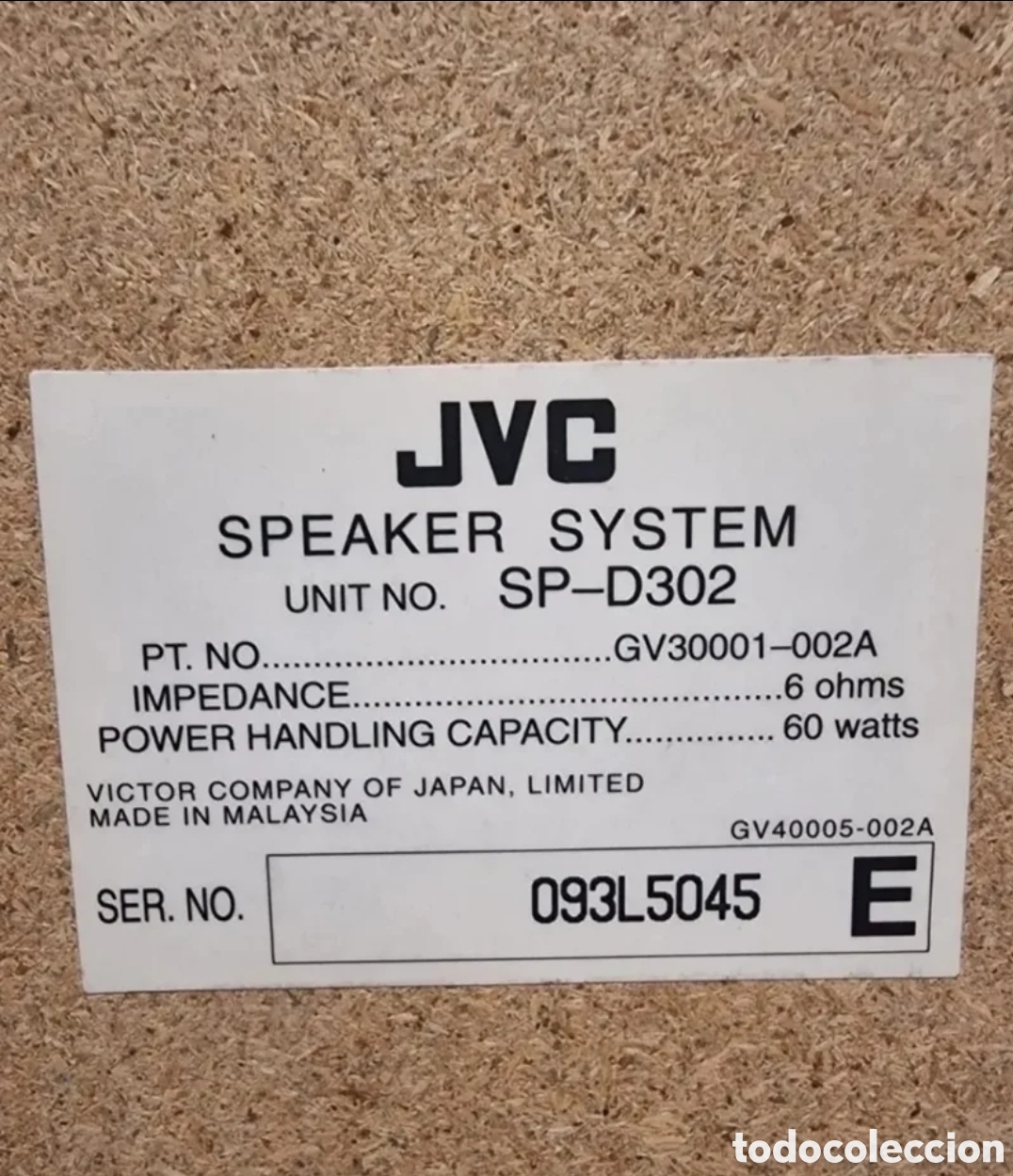 Radios antiguas: Pareja de altavoces JVC. FUNCIONAN. - Foto 6