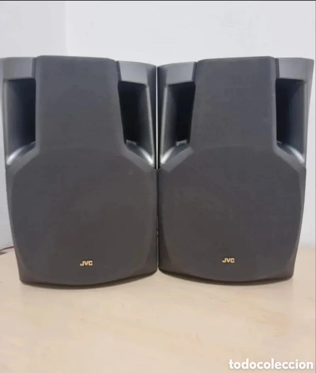 Radios antiguas: Pareja de altavoces JVC. FUNCIONAN.