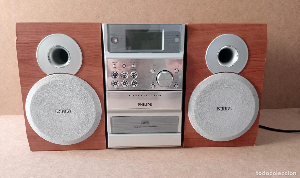 Radios antiguas: Descripci&oacute;n del lote MINI CADENA MUSICAL PHILIPS MSM 190 MICRO SYSTEM