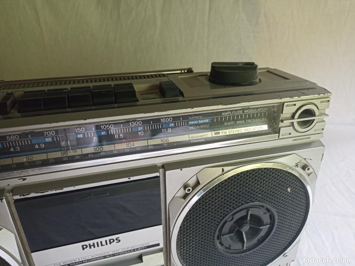 Radios antiguas: Radio cassette Philips D8121 - Foto 4
