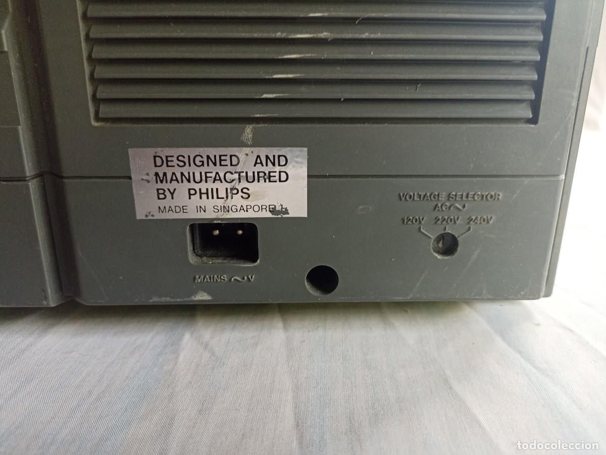 Radios antiguas: Radio cassette Philips D8121 - Foto 8