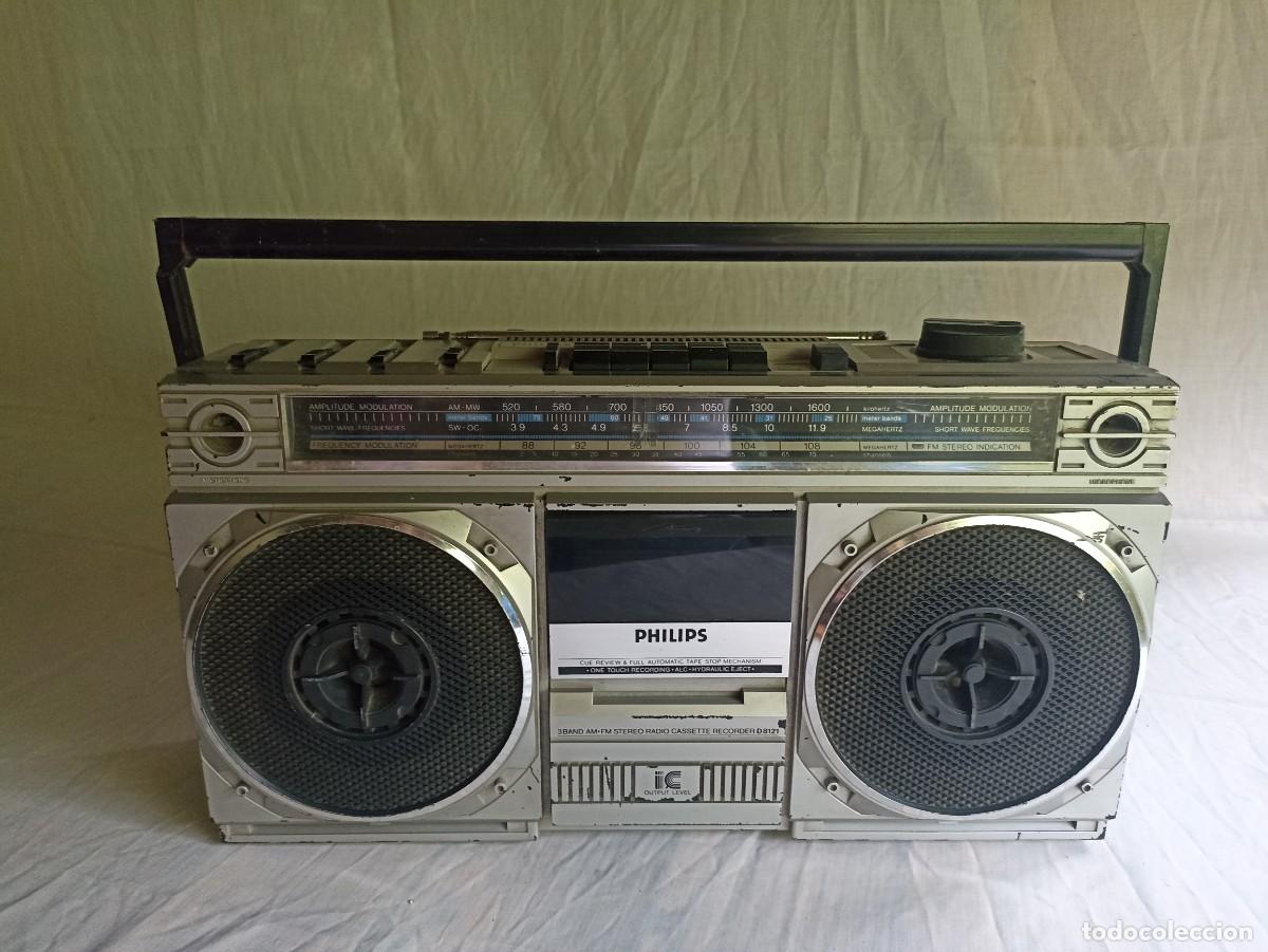 Radios antiguas: Radio cassette Philips D8121 - Foto 10