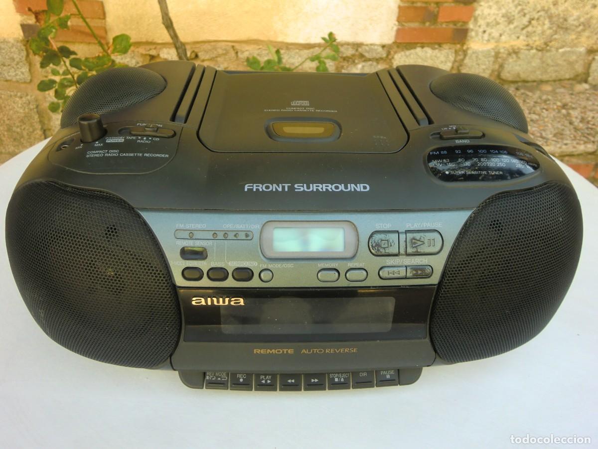 Radios antiguas: Radiocassette CD AIWA modelo NO. CSD-ES60K