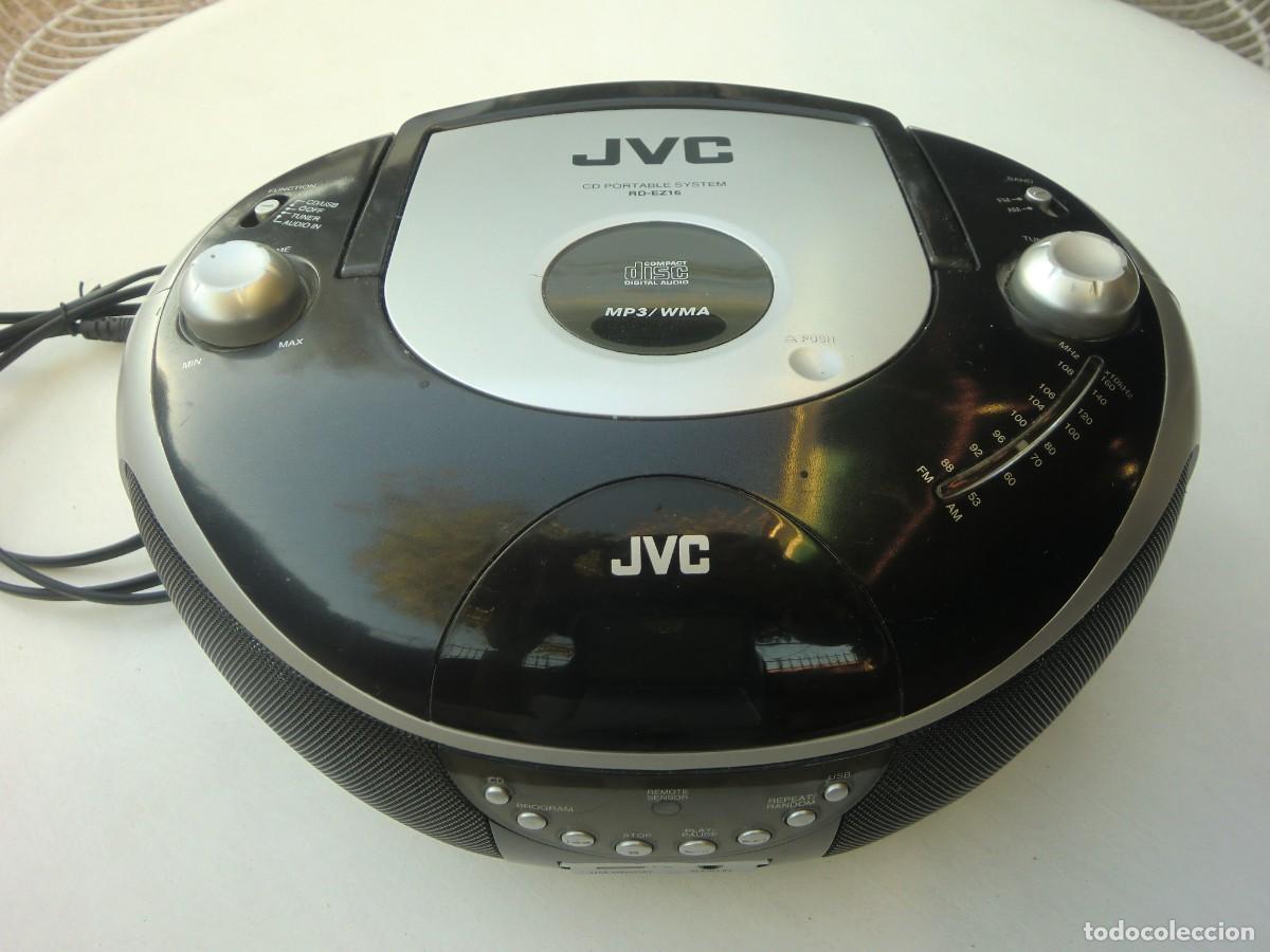 Radios antiguas: Radio CD portable system JVC modelo RD-EZ16