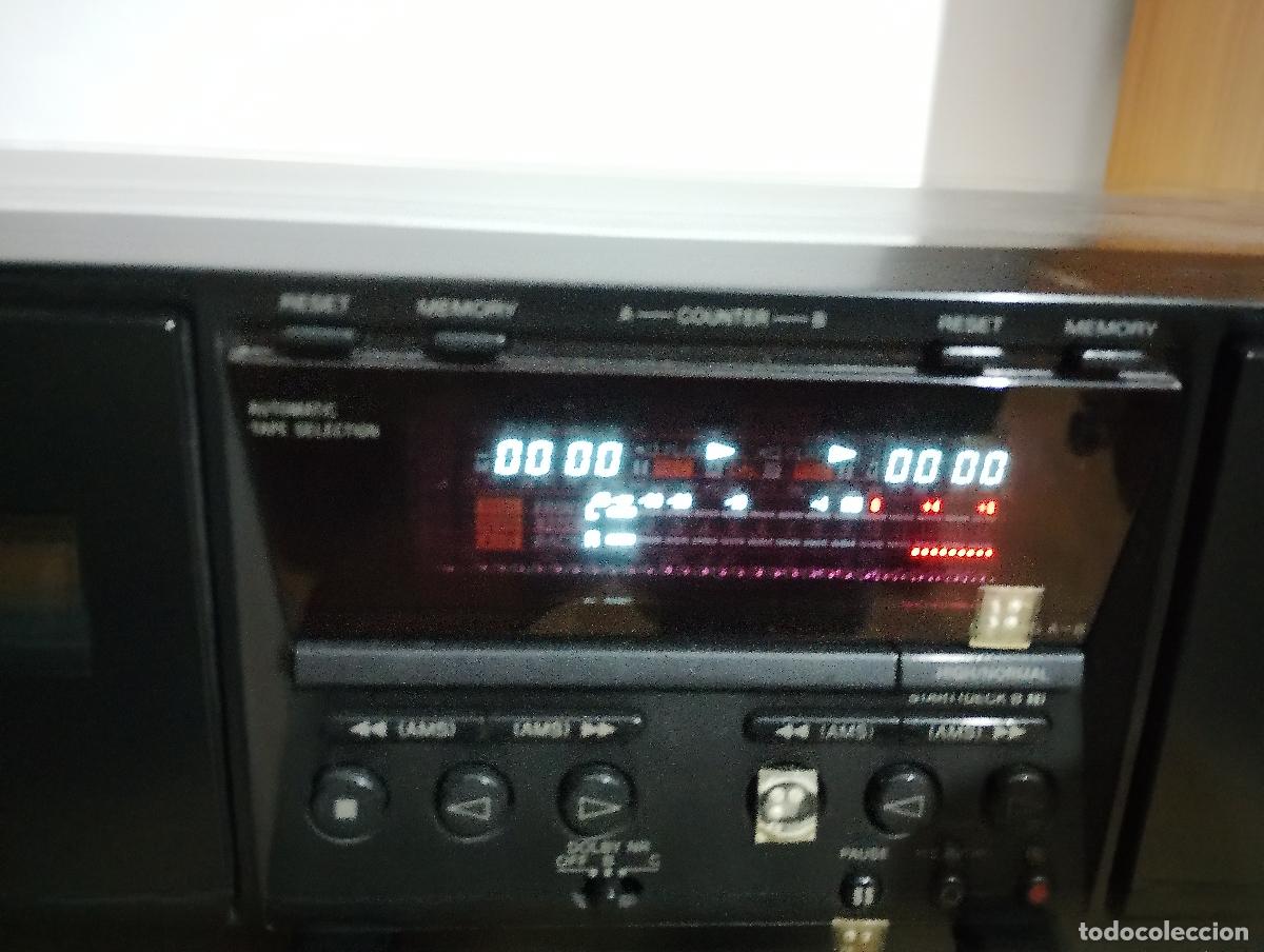 Radios antiguas: PLETINA, SONY, Doble CASETE, Sony TC-WE475, leer comentario, peque&ntilde;a reparacion