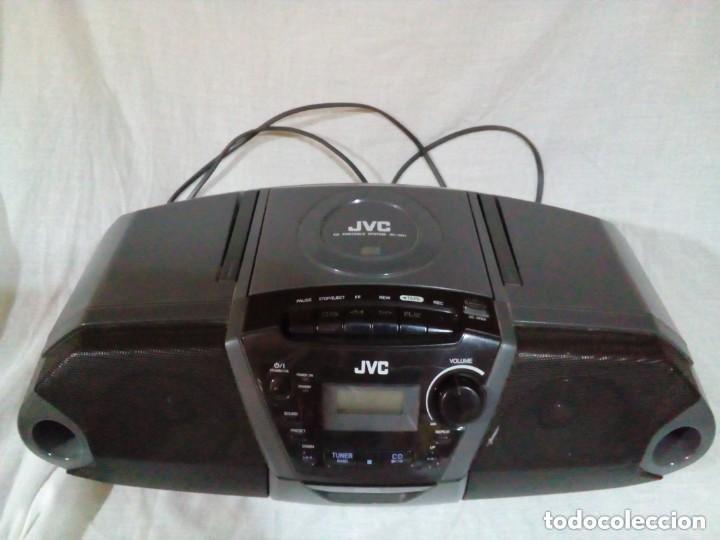 Radios antiguas: RADIO -CD MARCA JVC-FUNCIONA - Foto 2