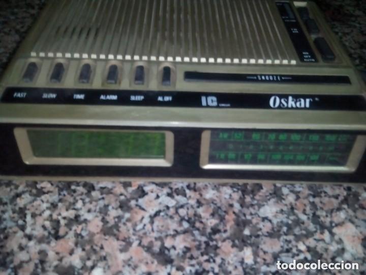 Radios antiguas: radio,reloj,despertador marca OSKAR - Foto 4