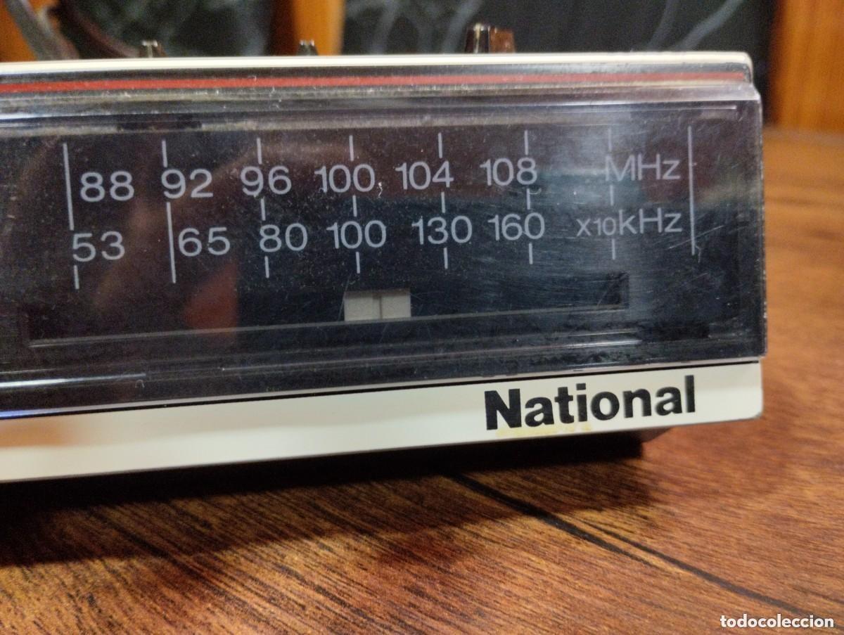 Radios antiguas: radio despertador marca National - Foto 3