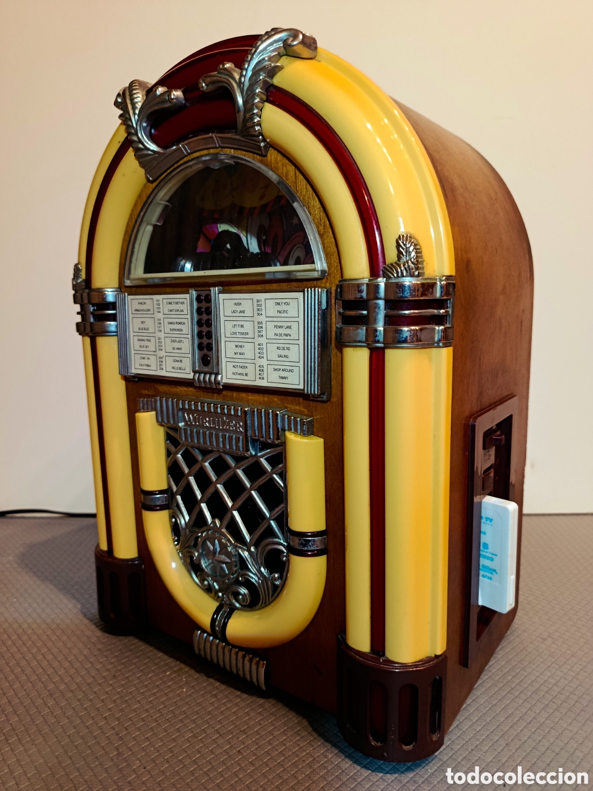 Radios antiguas: Radio Cassette Jukebox Gramola tocadiscos Wurlitzer - Foto 4
