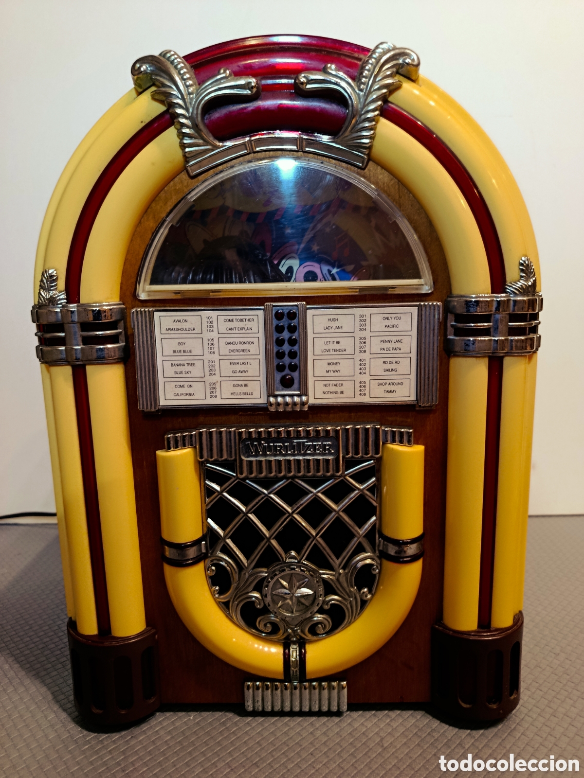 Radios antiguas: Radio Cassette Jukebox Gramola tocadiscos Wurlitzer - Foto 5