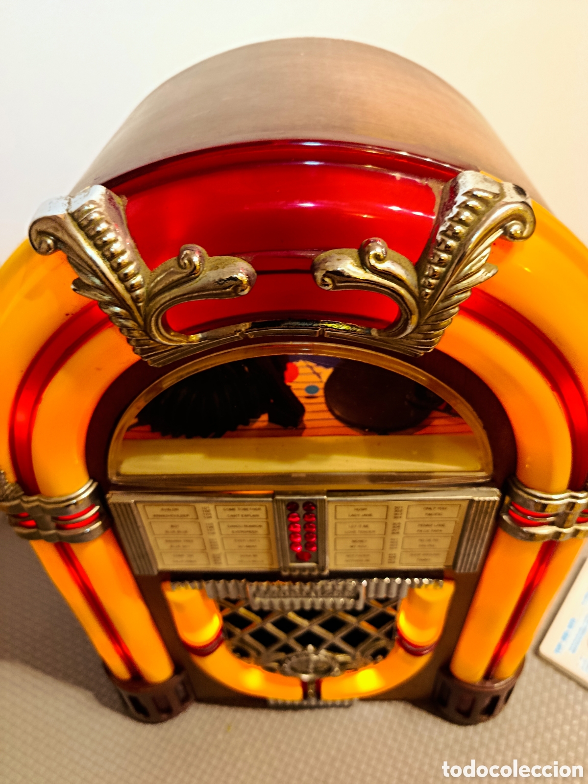 Radios antiguas: Radio Cassette Jukebox Gramola tocadiscos Wurlitzer - Foto 9