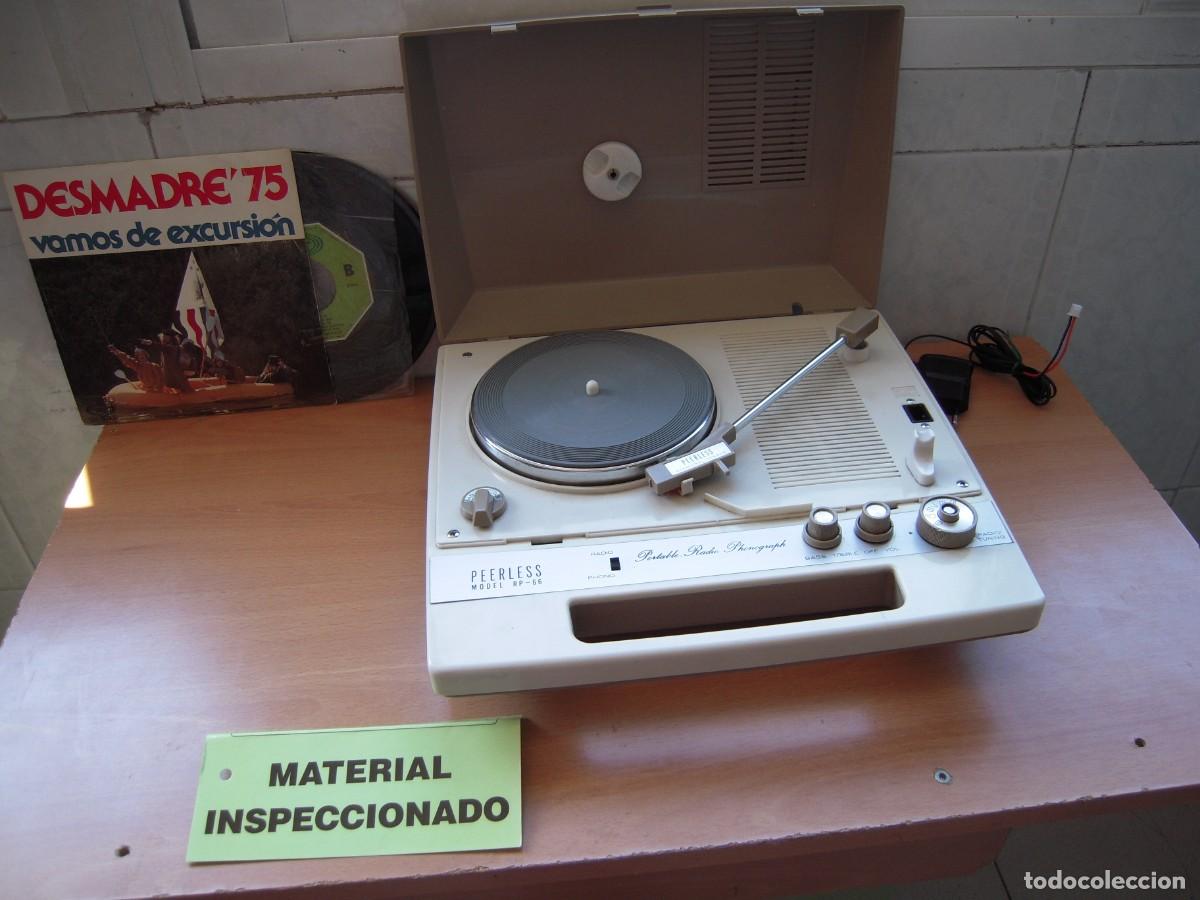 Radios antiguas: Radio Tocadiscos PEERLESS Retro & Vintage a&ntilde;os 70 Restaurado y Funcionando!