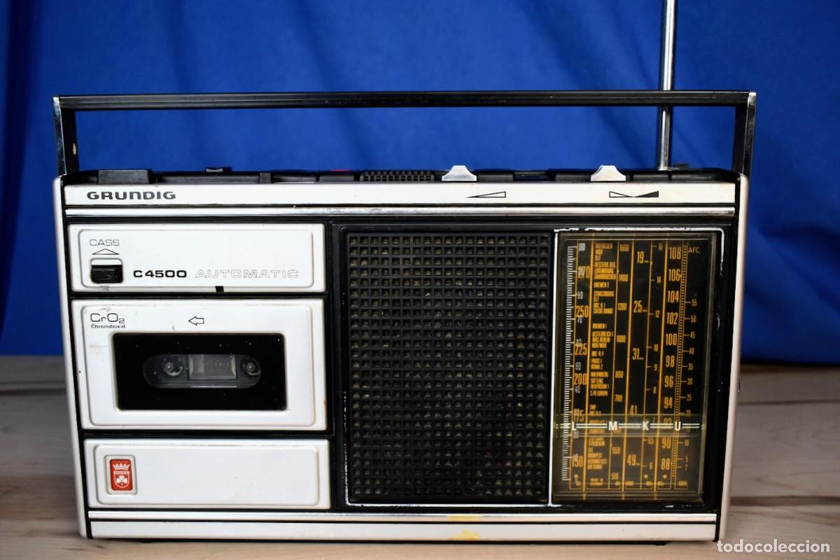 Radios antiguas: Radio cassette Grundig C4500 Automatic a&ntilde;o 70