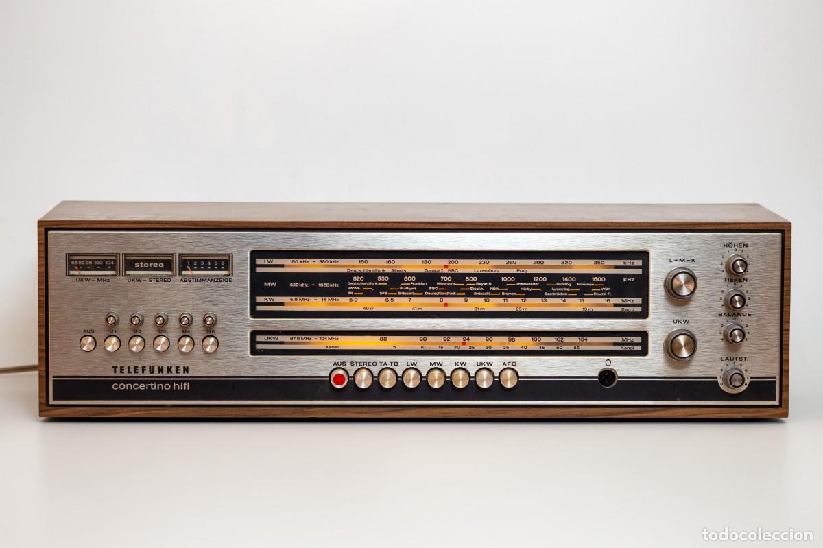Radios antiguas: Radio Telefunken Concertino Hi Fi 201v 1970/1971