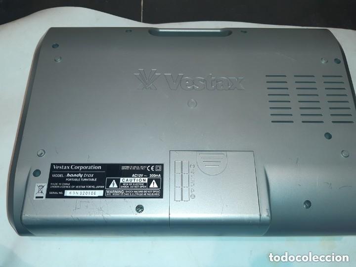 Radios antiguas: Tocadiscos VESTAX portatil - Foto 5