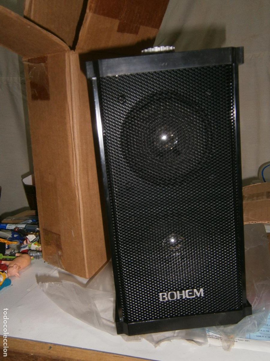 Radios antiguas: ANTIGUA COLUMNA ACUSTICA MUSI VOX-8 NUEVA EN SU CAJA SIN USAR PARA TANTO INTERIORES COMO EXTERIORES