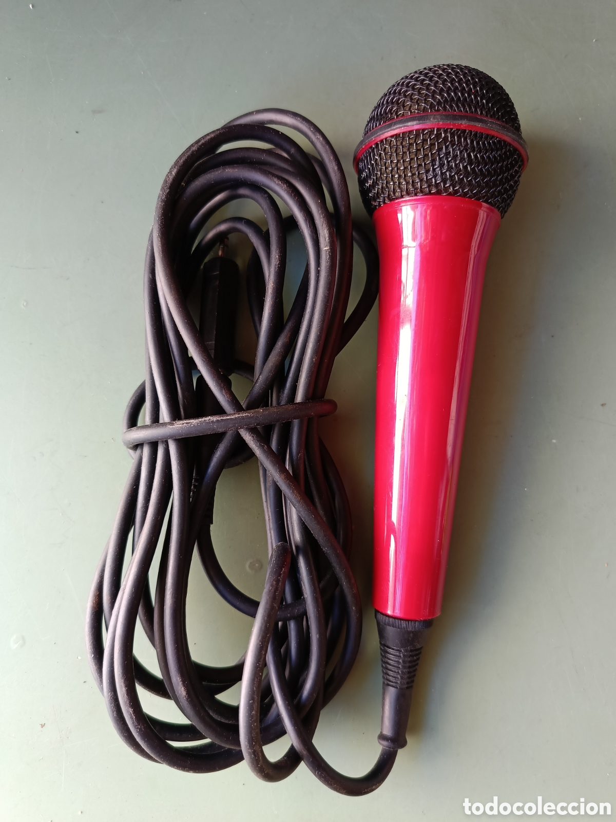 Radios antiguas: Micr&oacute;fono DYNAMIC MIC con interruptor - Foto 2