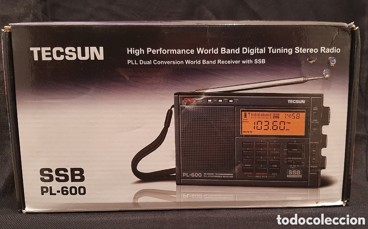 Radios antiguas: Radio TECSUN multibanda PL-600 - Foto 8