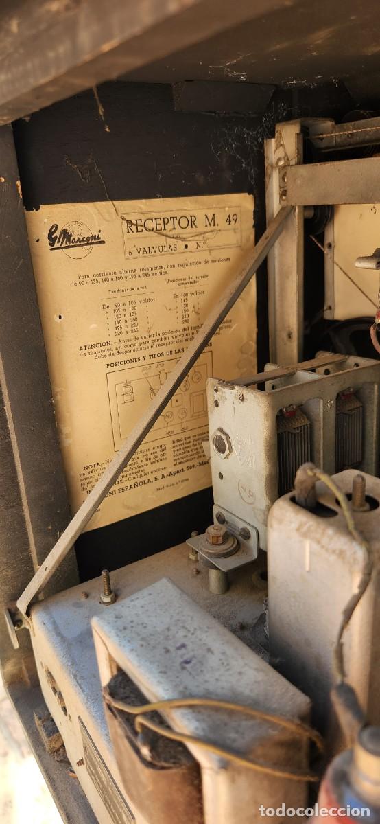 Radios antiguas: RADIO VINTAGE MARCONI - Foto 4
