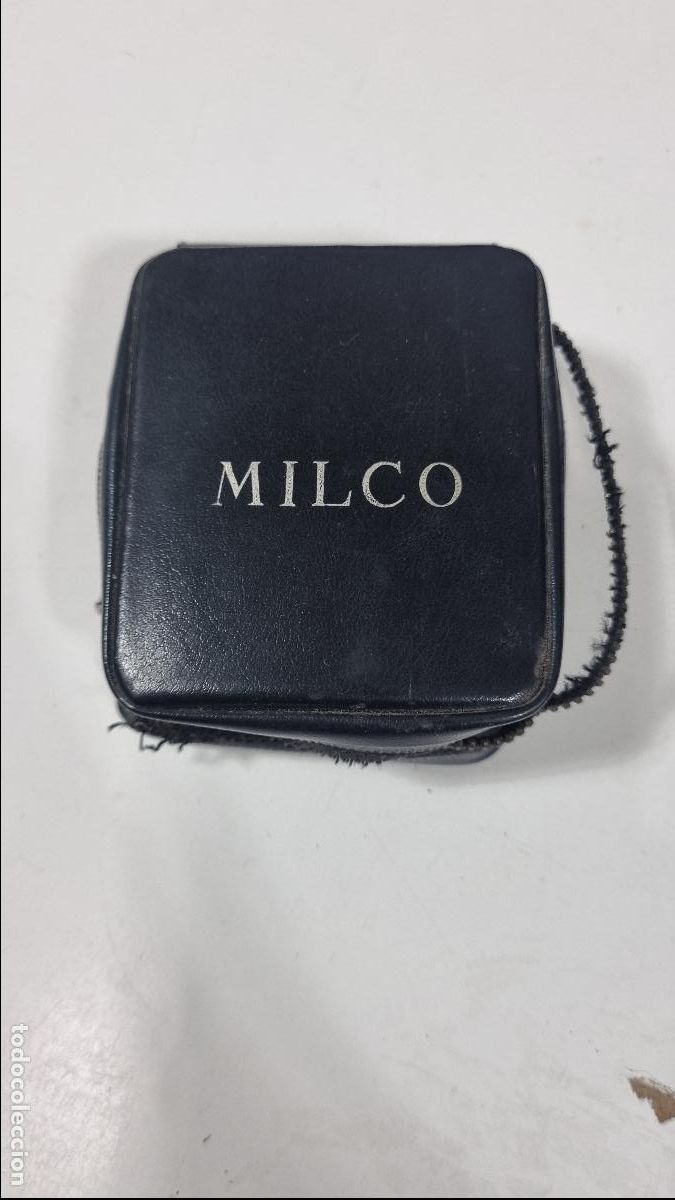 Radios antiguas: Radio transistor MILCO Micro 7 vintage a&ntilde;os 70 &ndash; Caja original &ndash; No funciona / para restaurar