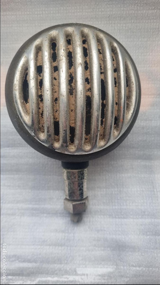 Radios antiguas: Micr&oacute;fono din&aacute;mico BOSCH vintage antiguo &ndash; No funciona &ndash; Para restaurar / decoraci&oacute;n