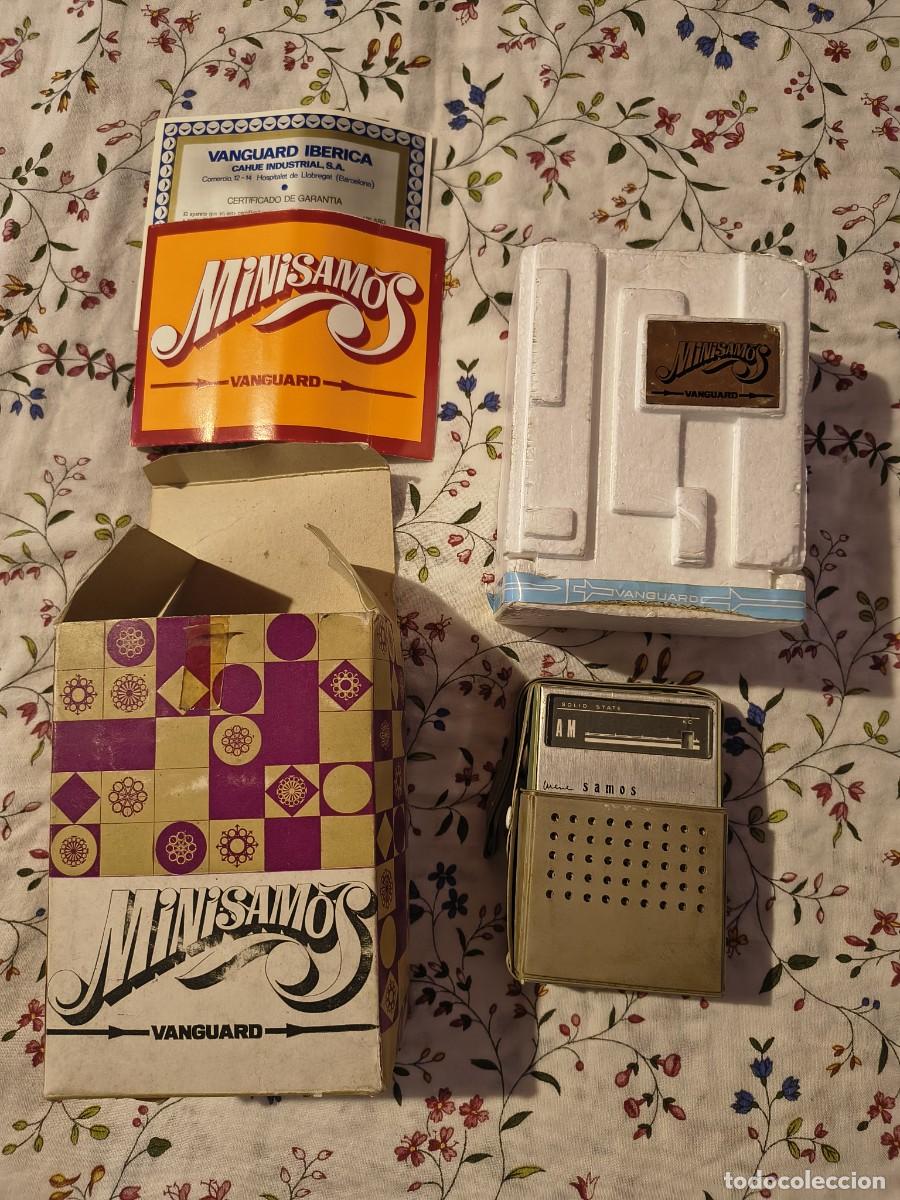 Radios antiguas: Transistor Vanguard Mini Samos 50 PT &ndash; 1968 &ndash; Completa