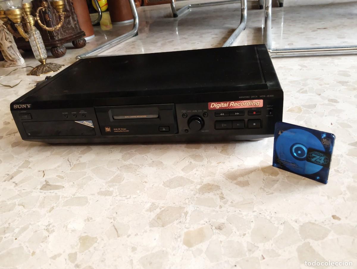 Radios antiguas: PLETINA HIFI REPRODUCTOR GRABADOR DE MINIDISC SONY MD DECK MDS-JE330 - FUNCIONA PERFECTAMENTE
