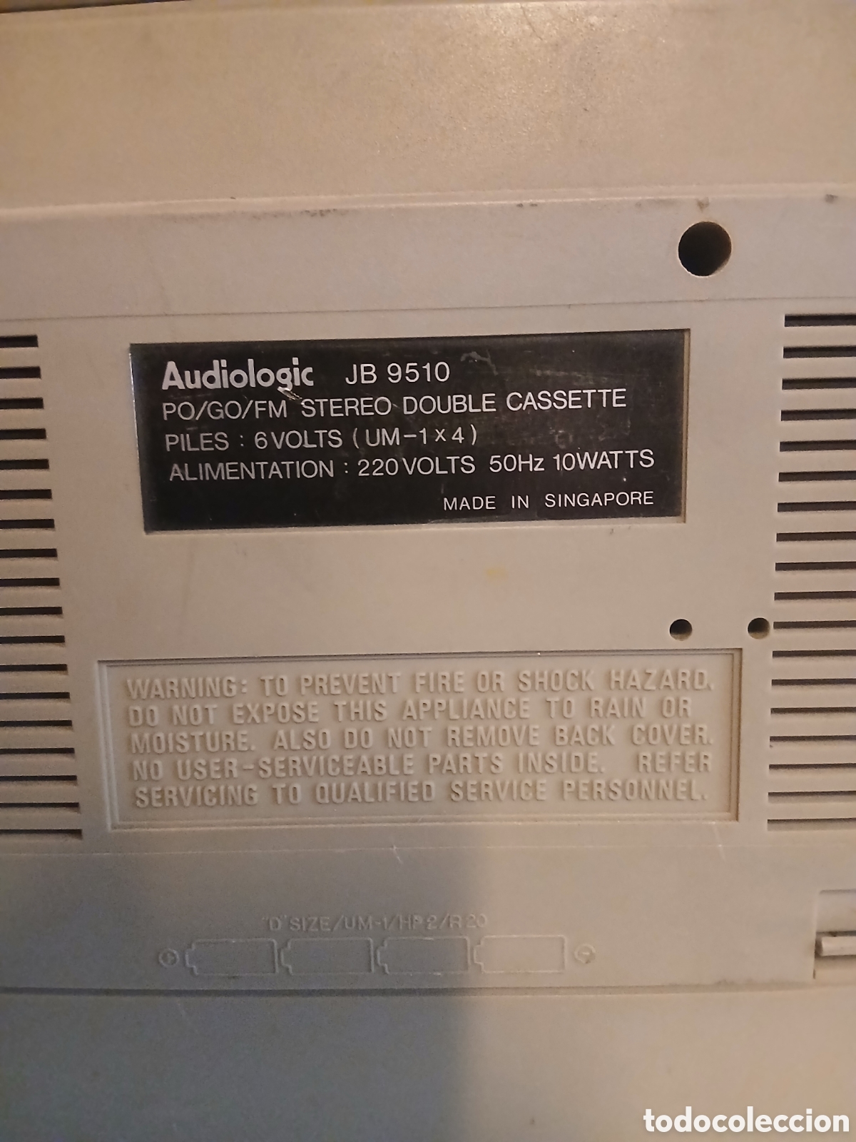 Radios antiguas: Radio Audiologic JB 9510 - Foto 3