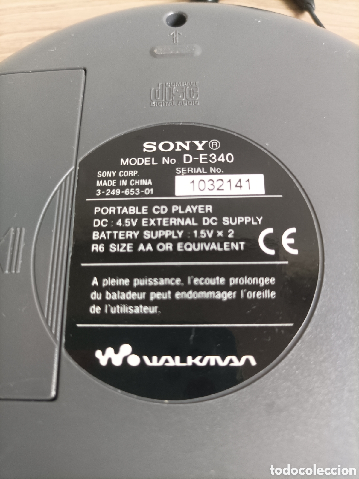 Radios antiguas: Discman Sony walkman CD - Foto 5