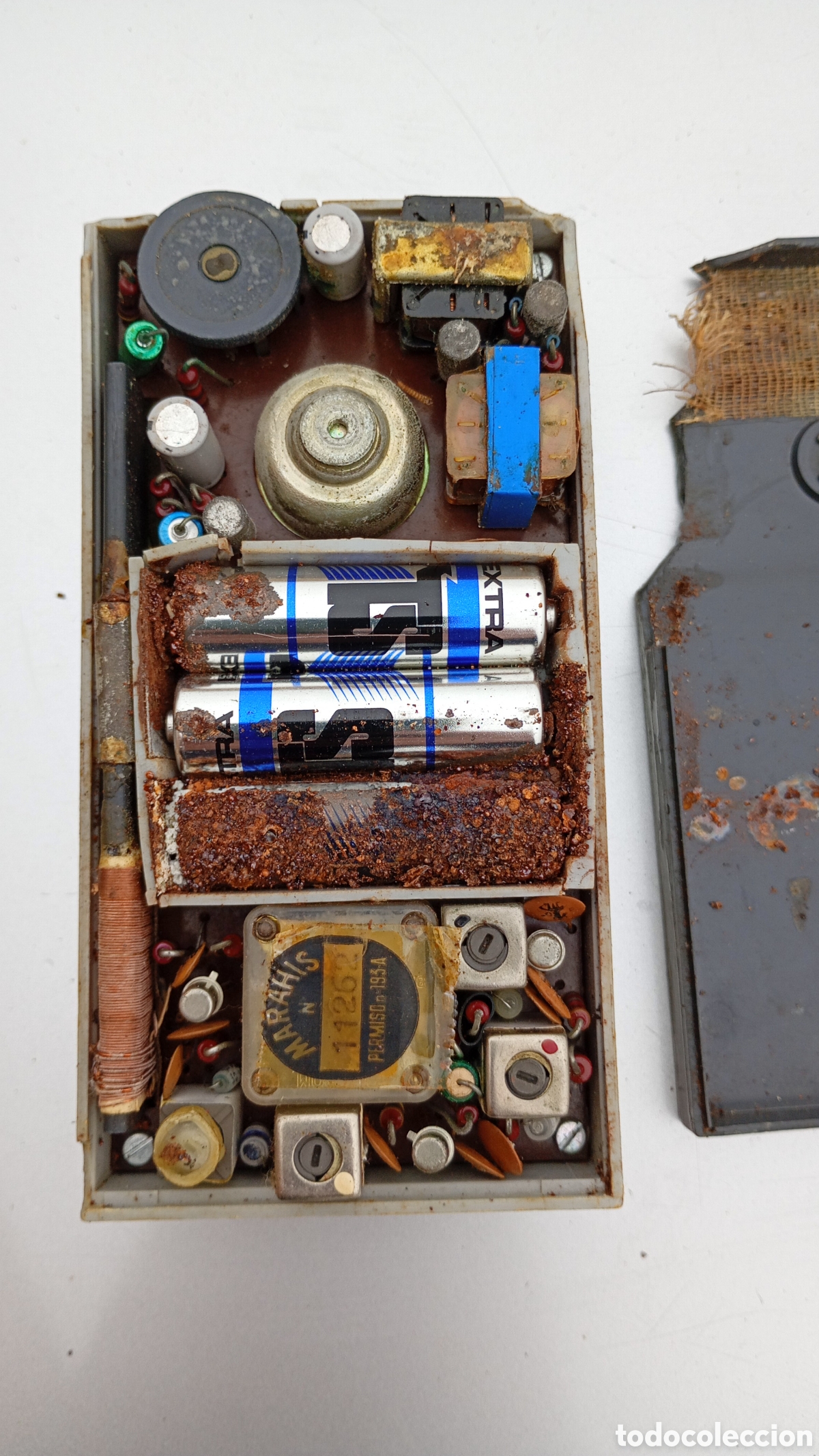 Radios antiguas: Transistor marahis q 190 unico a restaurar - Foto 8