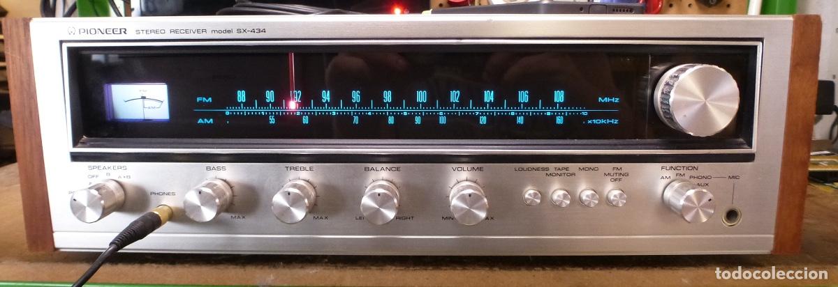 Radios antiguas: Pioneer SX-434 Stereo Receiver + Amplificador Hi-Fi. Bien cuidado