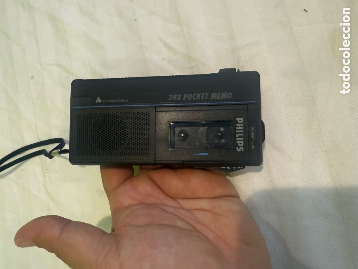 Radios Anciennes: T&iacute;tulo: Grabadora Philips Pocket Memo 393 &ndash; A&ntilde;os 90 &ndash; Funcionando