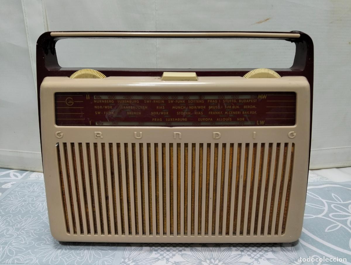 R&aacute;dios antigos: APARATO DE RADIO PORTATIL GRUNDIG Z NR 1084, MADE IN GERMANY, A&Ntilde;OS 60